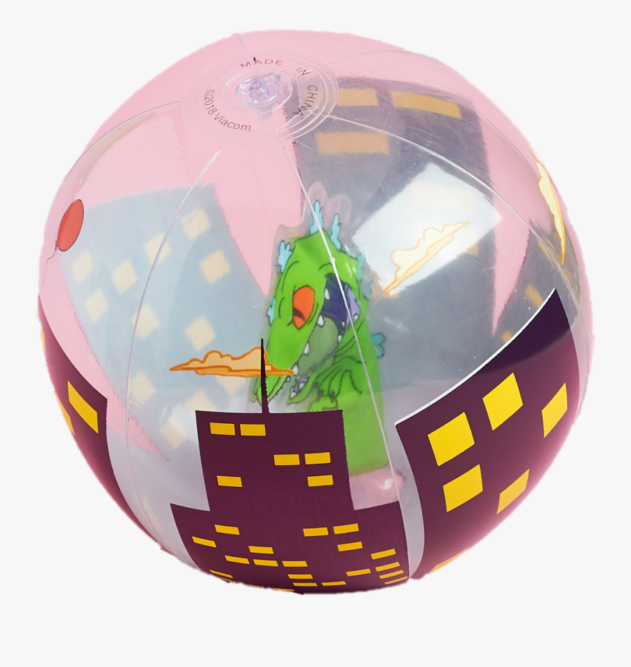 Nick Box Exclusive Rugrats Reptar Beach Ball - Sphere, Transparent Clipart