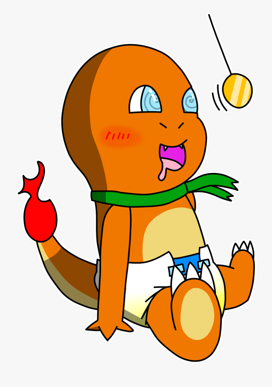 That Padded Charmander On Twitter - Hypnotized Charmander, Transparent Clipart