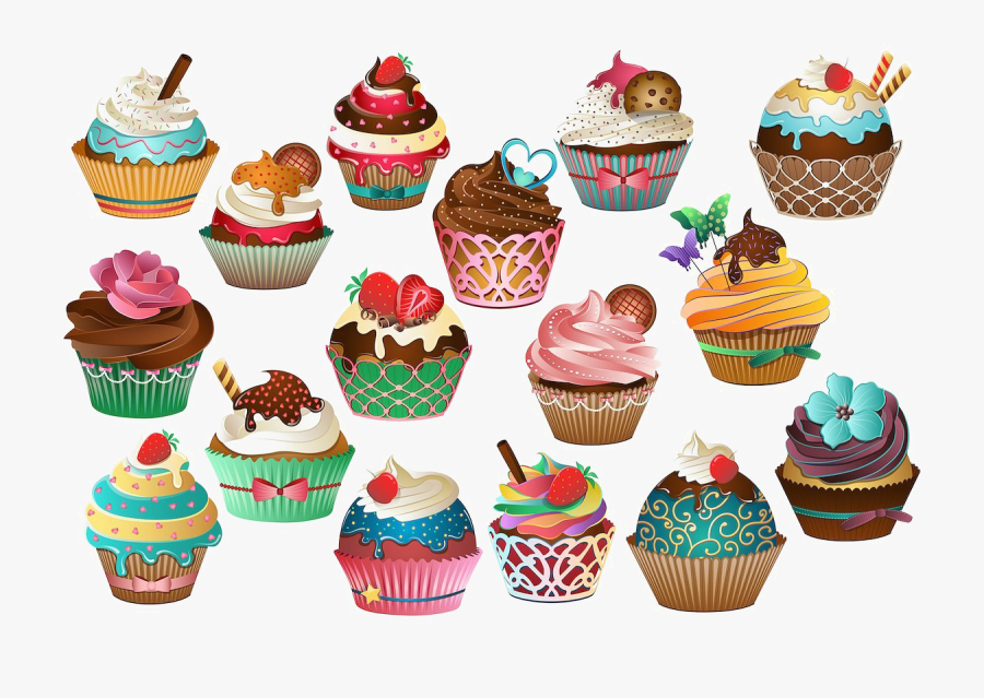 Transparent Background Cupcakes Transparent, Transparent Clipart