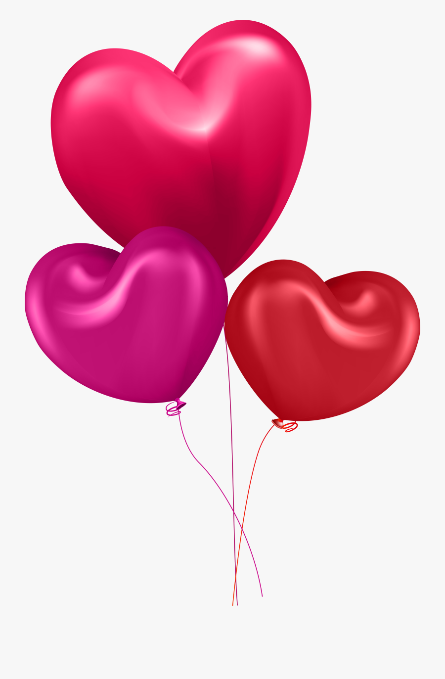 Balloon Hearts Clipart , Png Download - Transparent Love Hearts Balloons, Transparent Clipart
