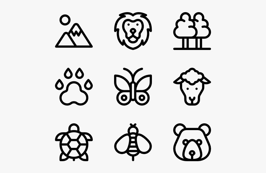 Wildlife - Hand Drawn People Icon, Transparent Clipart