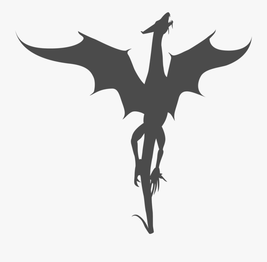 Transparent Maleficent Silhouette Png - Game Of Thrones Dragon Vectors, Transparent Clipart