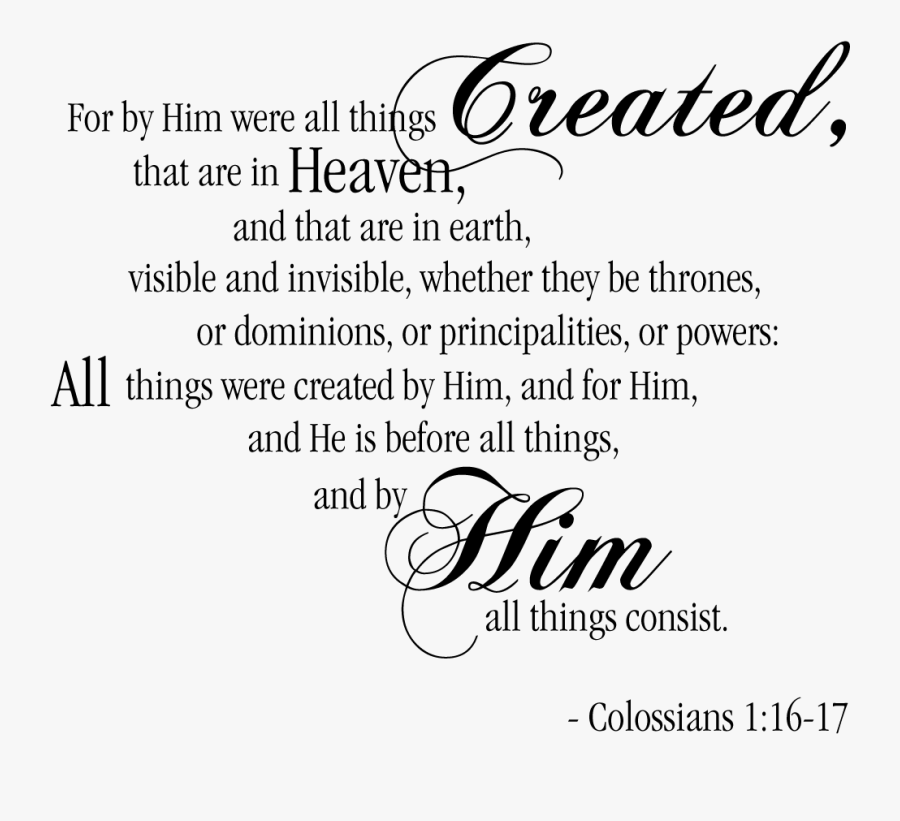 I Can Do All Things Through Christ - Calligraphy, Transparent Clipart