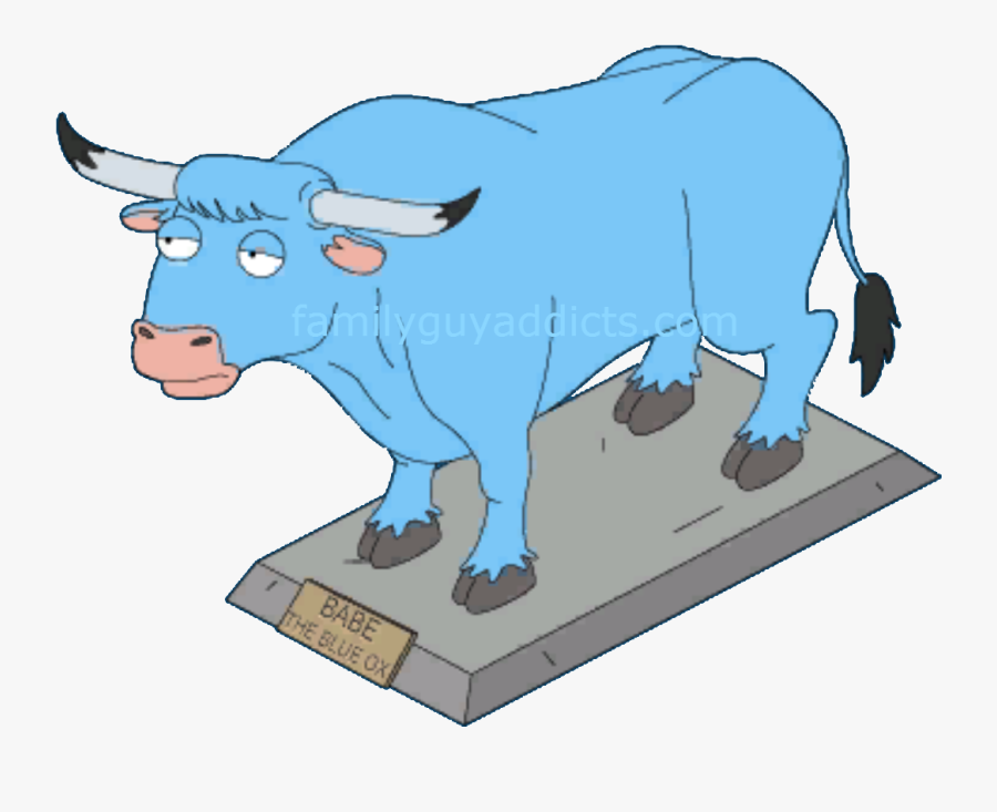 Babe The Blue Ox - Working Animal, Transparent Clipart