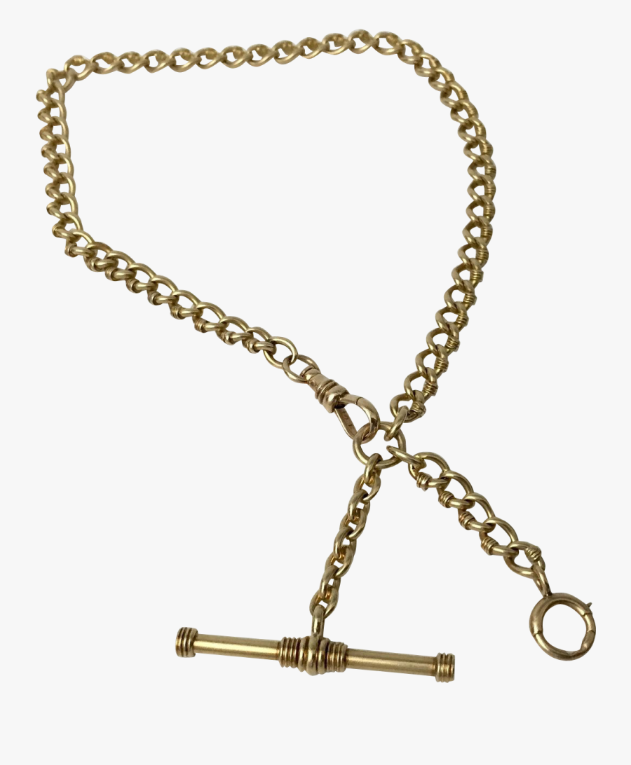 Pocket Watch Chain Necklace - Chain, Transparent Clipart
