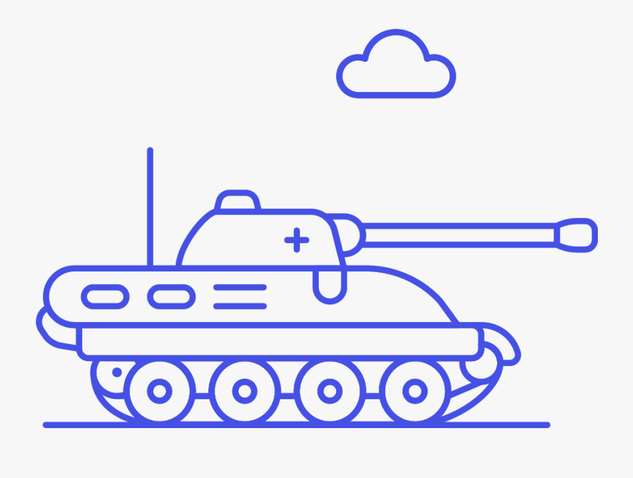 Tank, Transparent Clipart