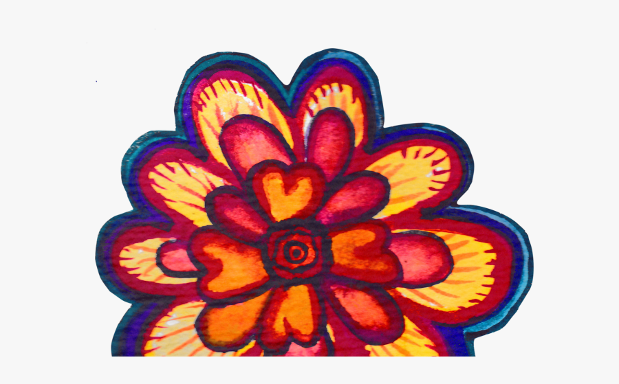 Mexican Flowers Clipart Png - Fiesta Flowers Clipart Watercolor, Transparent Clipart