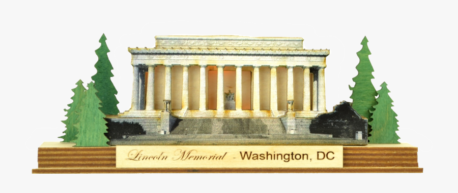 Lincoln Memorial Gs2111 - Roman Temple, Transparent Clipart