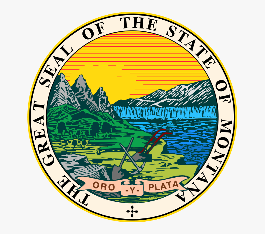 Montana Clipart Palm Tree - Montana State Seal Png, Transparent Clipart