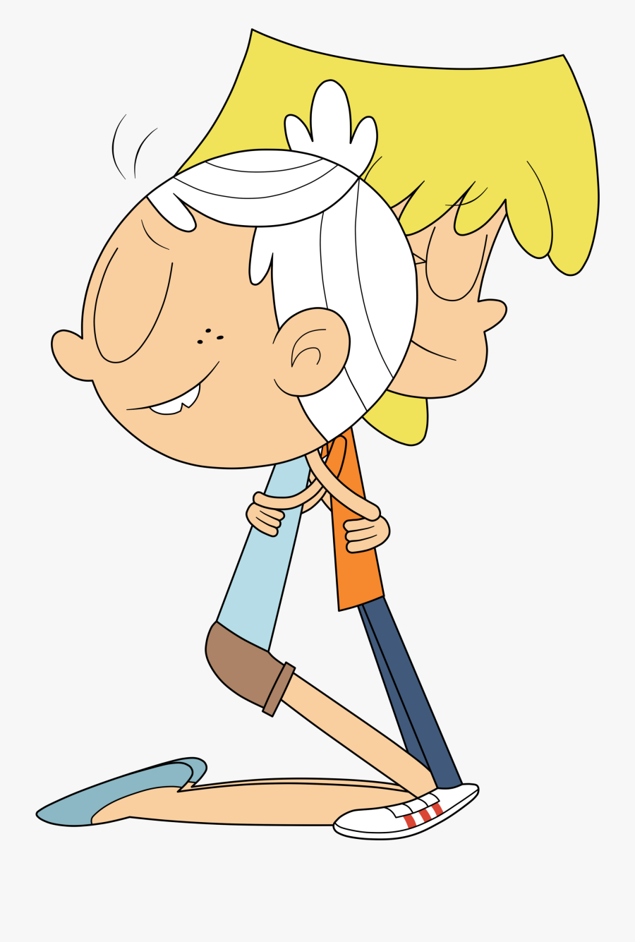 Lincoln Clipart Sad - Lincoln Loud X Lori, Transparent Clipart