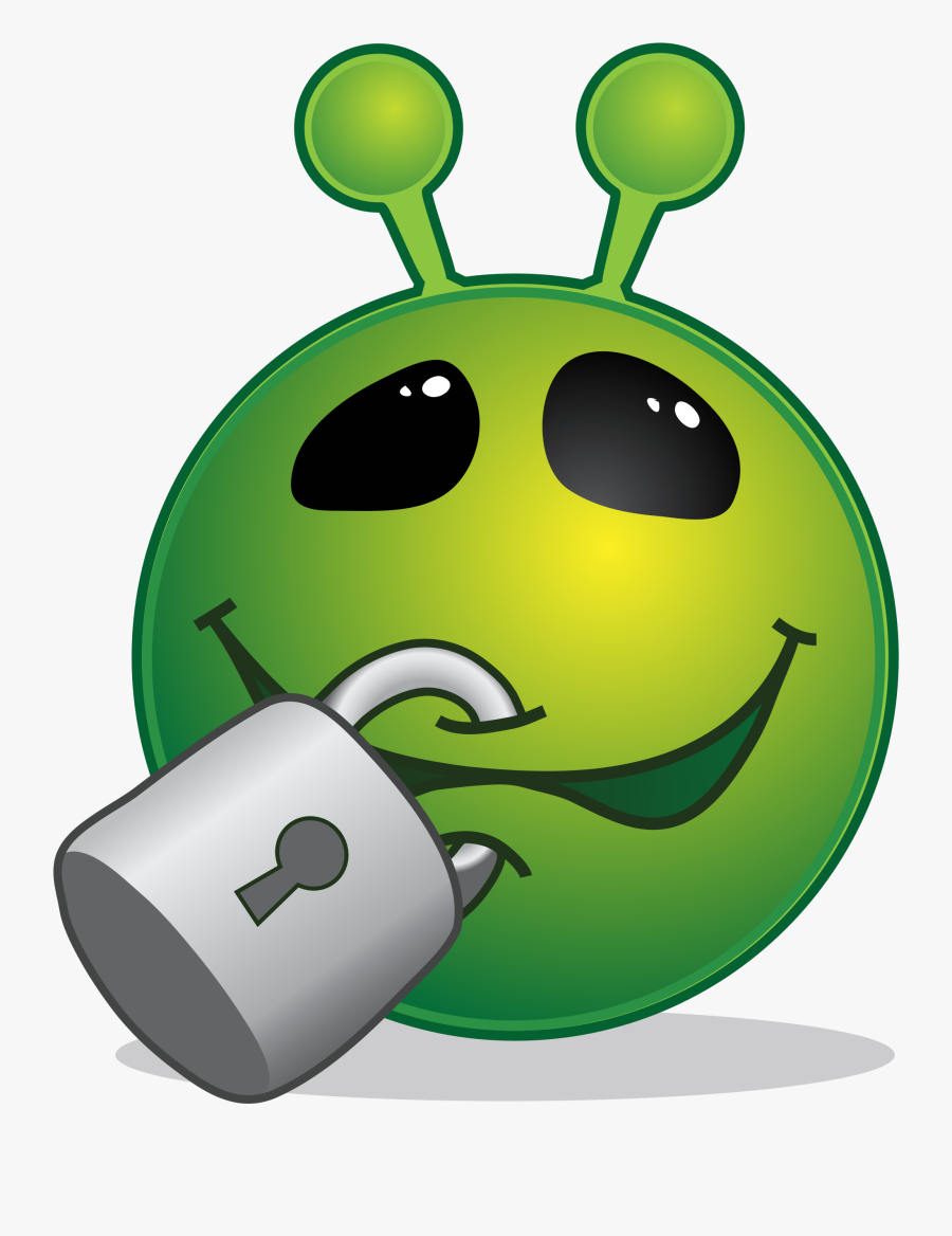 File Green Alien Lipsealed - Alien And Sedition Act Clipart, Transparent Clipart