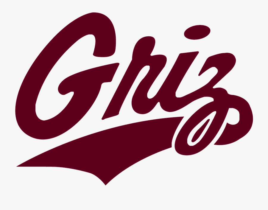 Montana Grizzlies Logo Clipart Black And White - Montana Grizzlies Vector Logo, Transparent Clipart