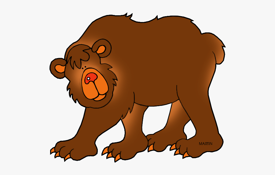 State Animal Of Montana - Bear Phillip Martin Clipart, Transparent Clipart