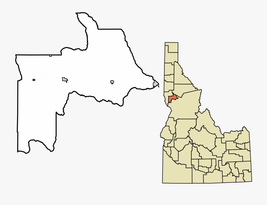 Idaho Drawing State Montana Bird - Latah County Idaho Territory, Transparent Clipart
