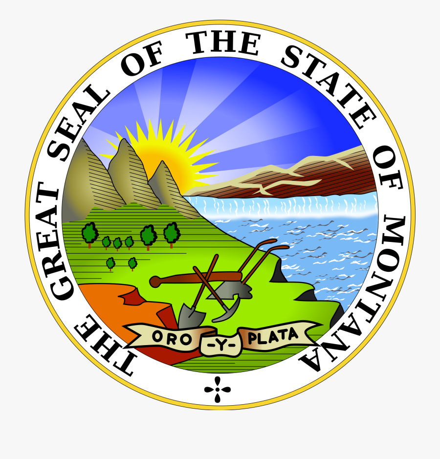 State Seal For Montana, Transparent Clipart