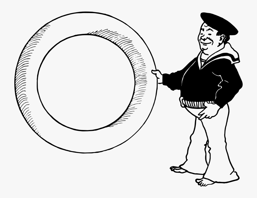 This Png File Is About Frame , Ocean , Circle , Sailor - Cartoon, Transparent Clipart