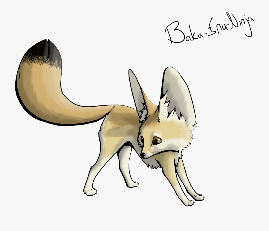Fennec Fox Clipart Cute - Draw A Fennec Fox, Transparent Clipart