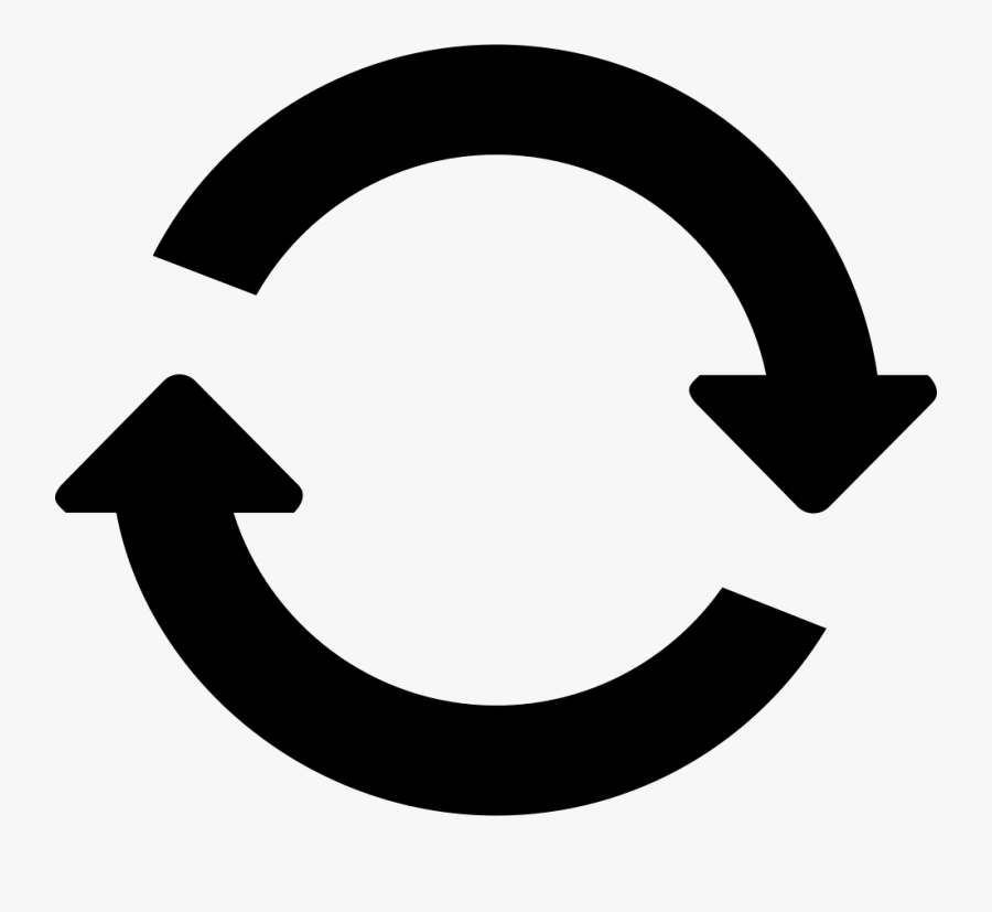 Clip Art Two Clockwise Circular Rotating - Double Arrow Circle Icon, Transparent Clipart