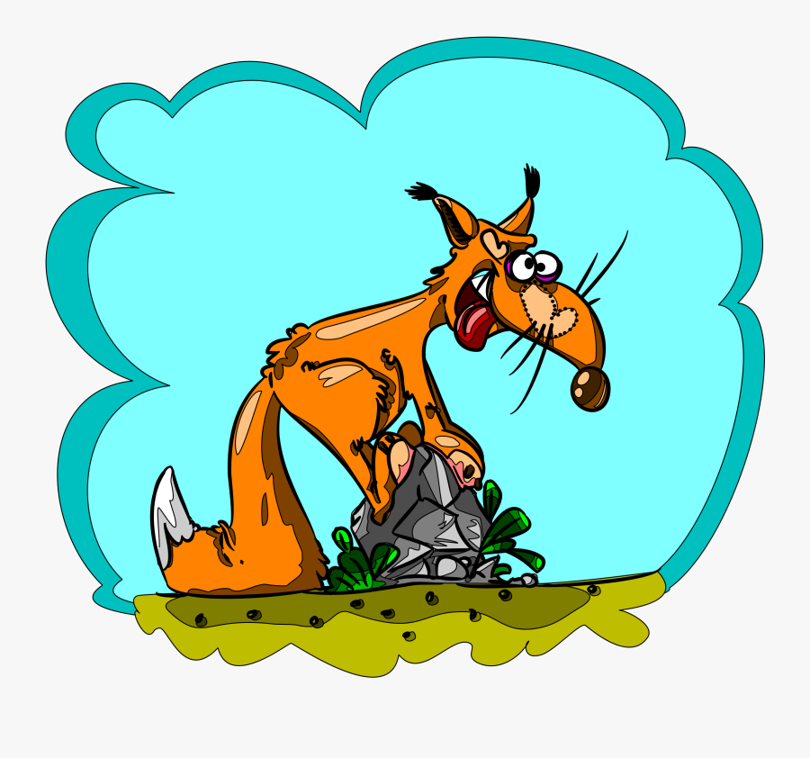 Crazy Fox Clip Arts - Cartoon Crazy Fox, Transparent Clipart