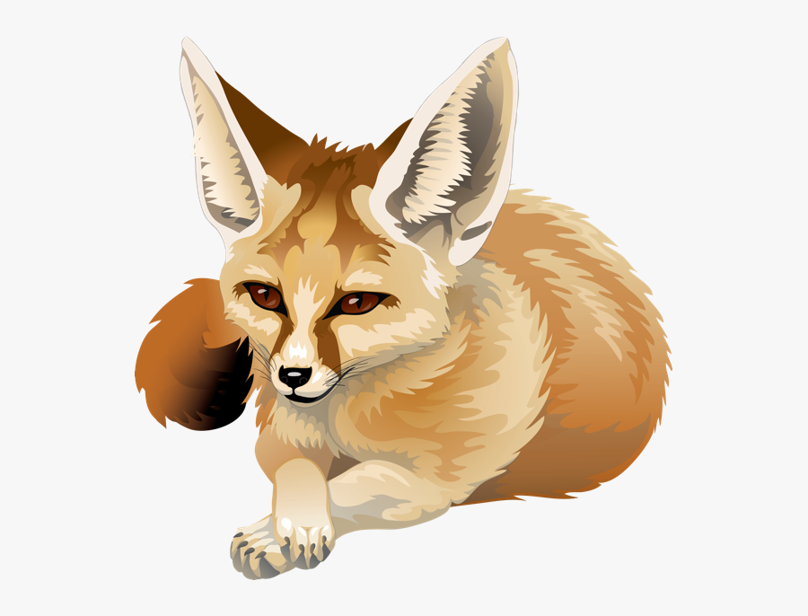 Fennec Fox Color Palette, Transparent Clipart