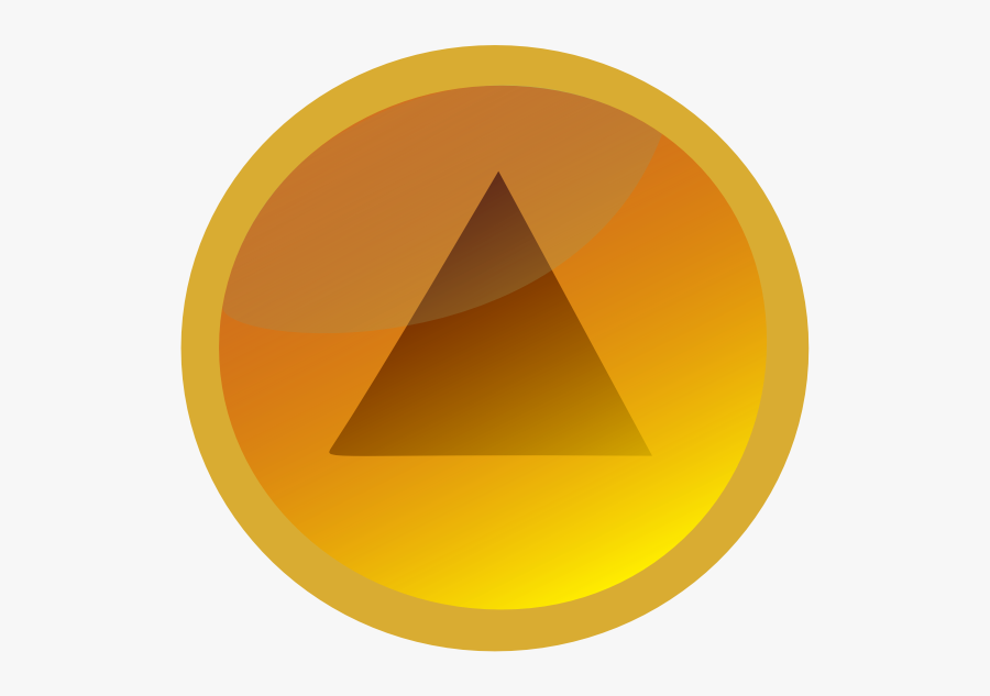 Up Button Arrow - Circle, Transparent Clipart