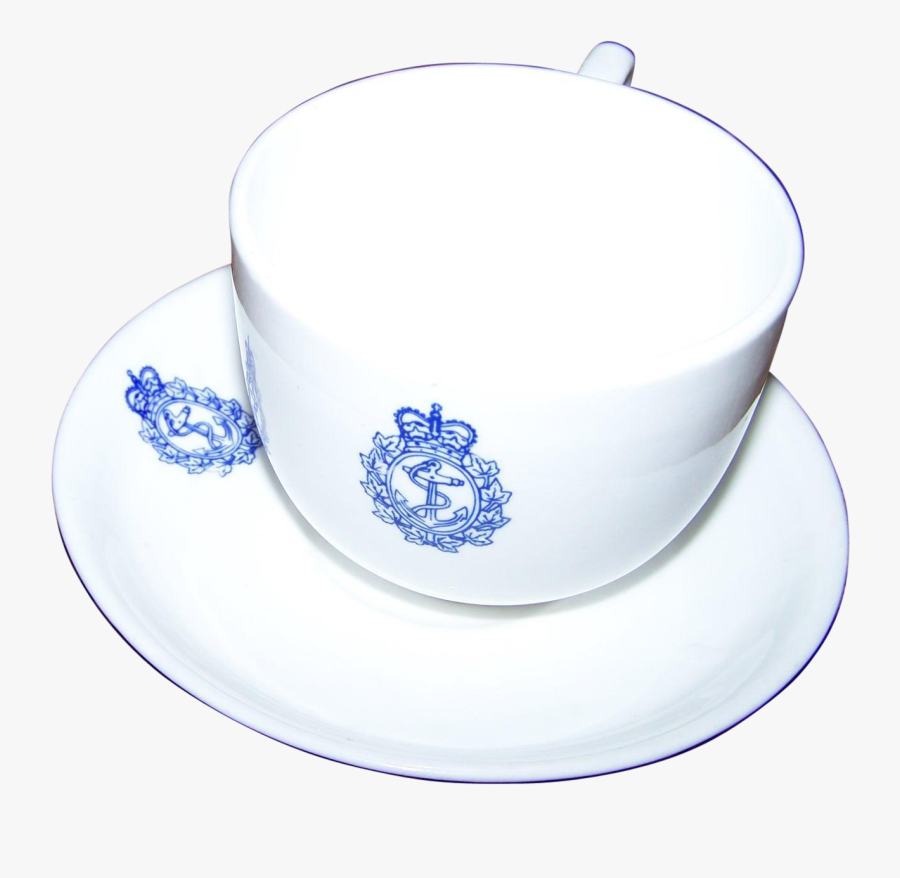 Royal Canadian Navy Cup And Saucer Set Sutherland China - Saucer, Transparent Clipart