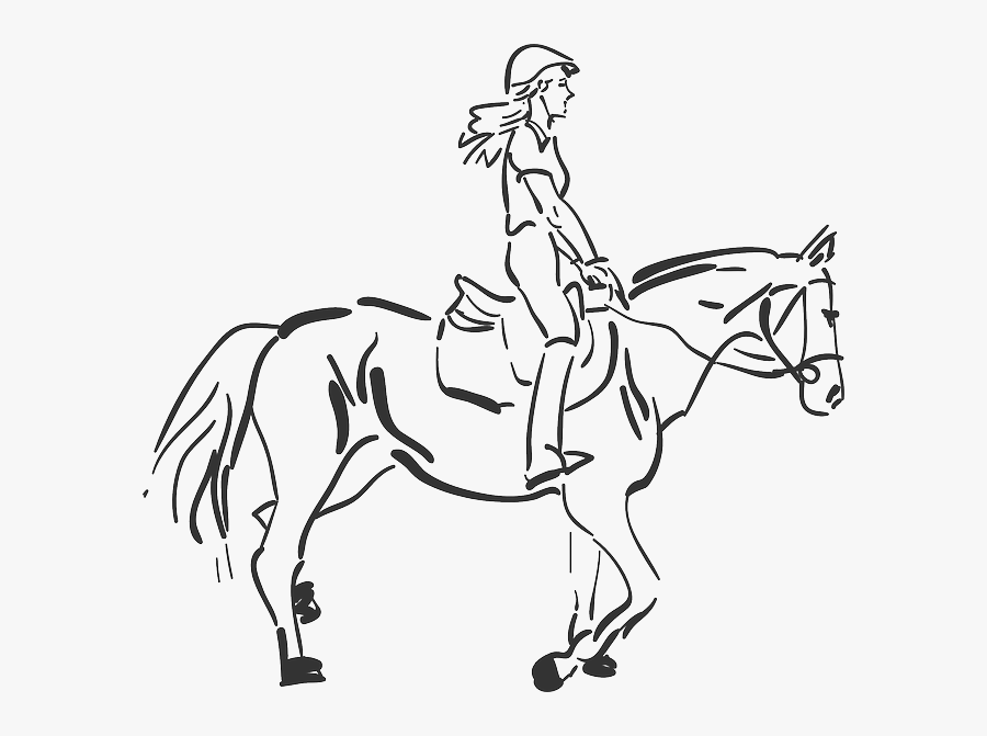 Woman Horse Riding - Yankee Doodle Clip Art, Transparent Clipart