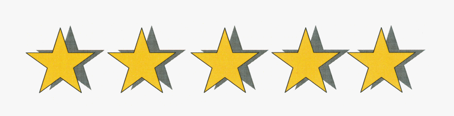 Transparent Star Clipart Png - 10 Stars In A Row, Transparent Clipart