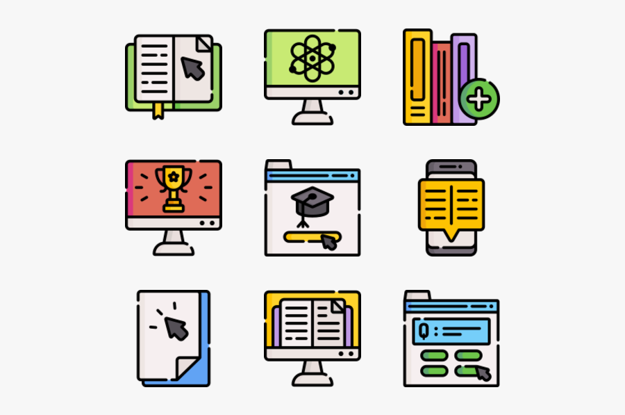 Elearning, Transparent Clipart