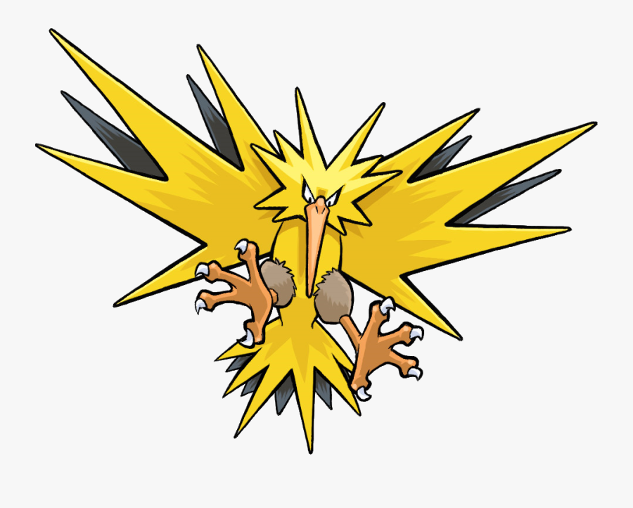 145zapdos Pokemon Ranger Guardian Signs - Transparent Zapdos Png, Transparent Clipart