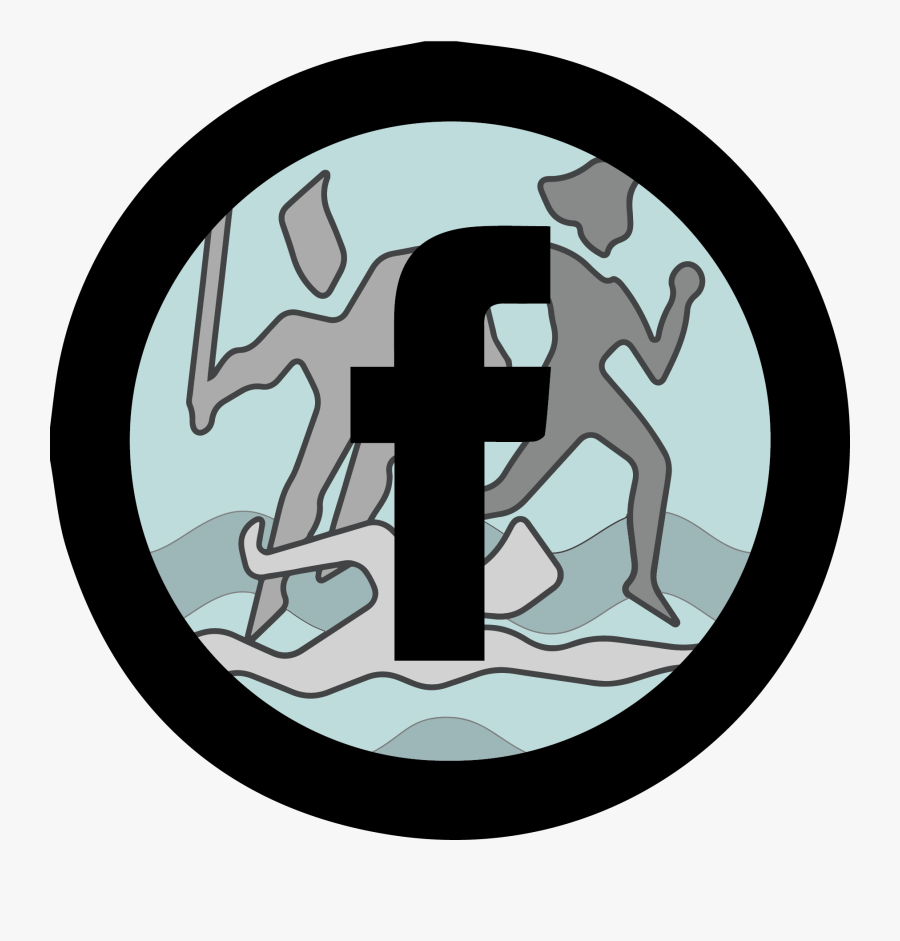Facebook Icon Maroon Png - Emblem, Transparent Clipart