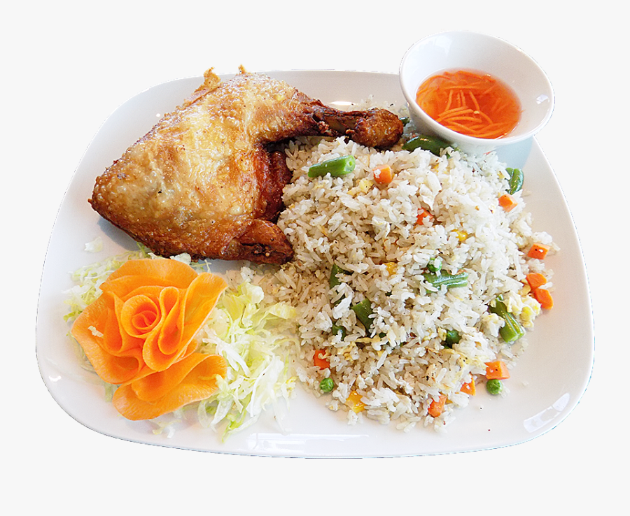 Rice With Chicken Png - Fried Rice And Chicken Png, Transparent Clipart