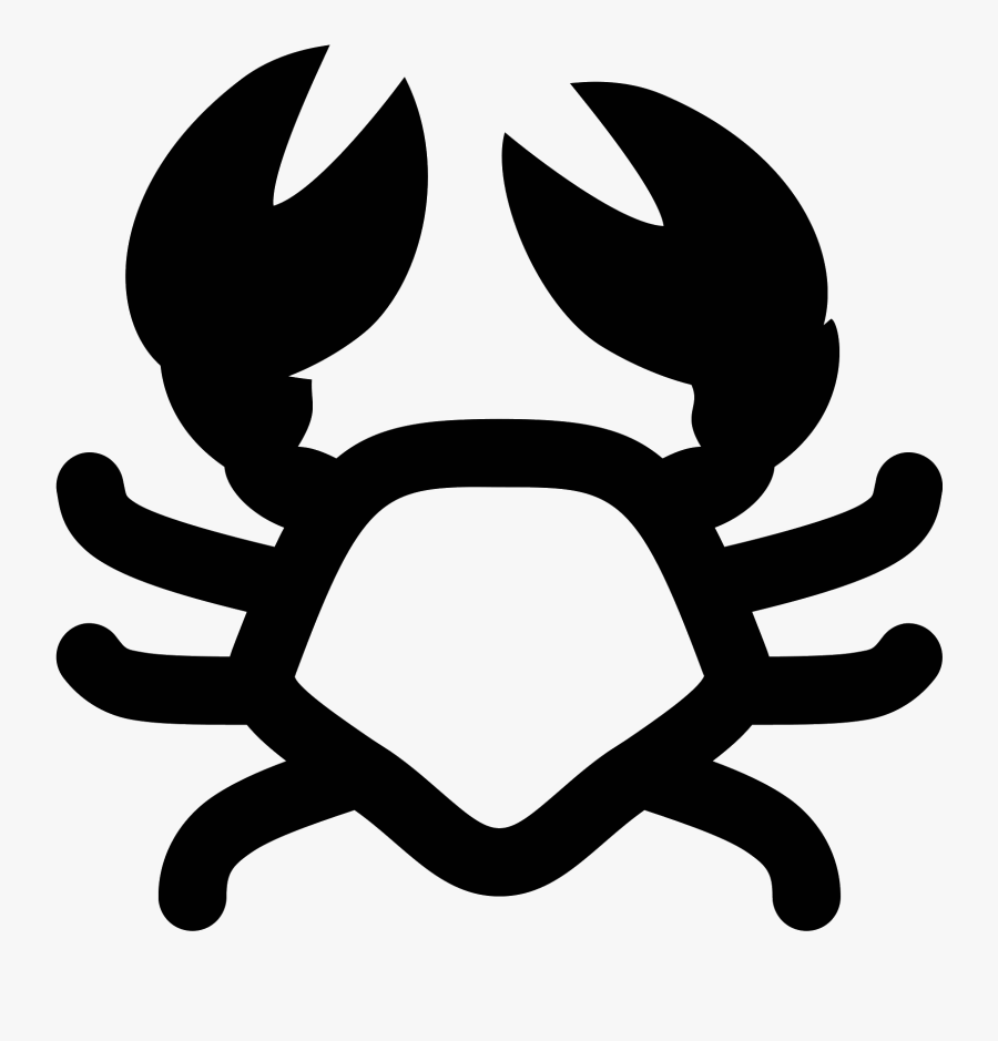 Crab Png Crab Icon Free Download Png And Vector - Black Crab Png, Transparent Clipart