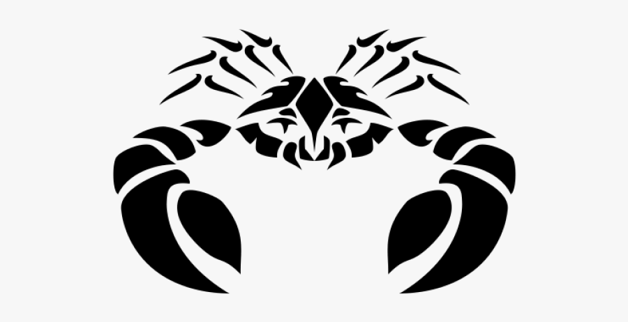 Tribal Crab Clipart, Transparent Clipart