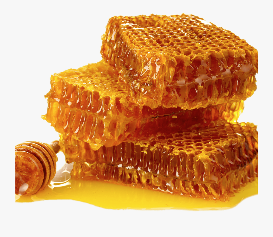 Honeycomb With Dipper - Panal De Miel Png, Transparent Clipart
