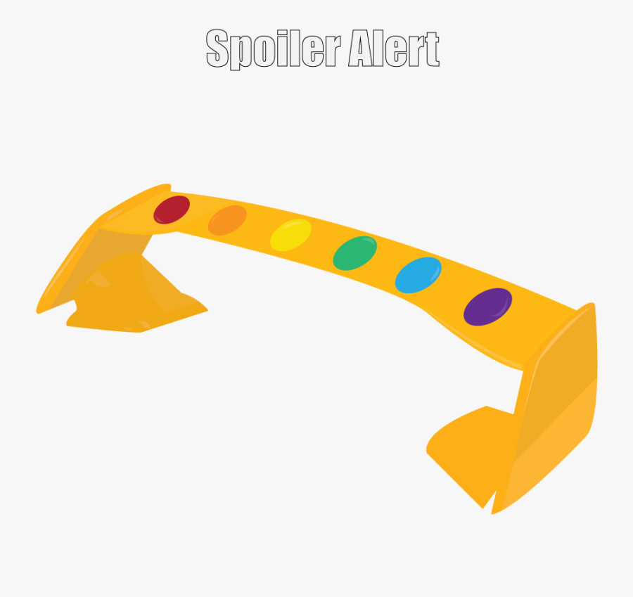 Spoler Alert Yellow Text Font, Transparent Clipart