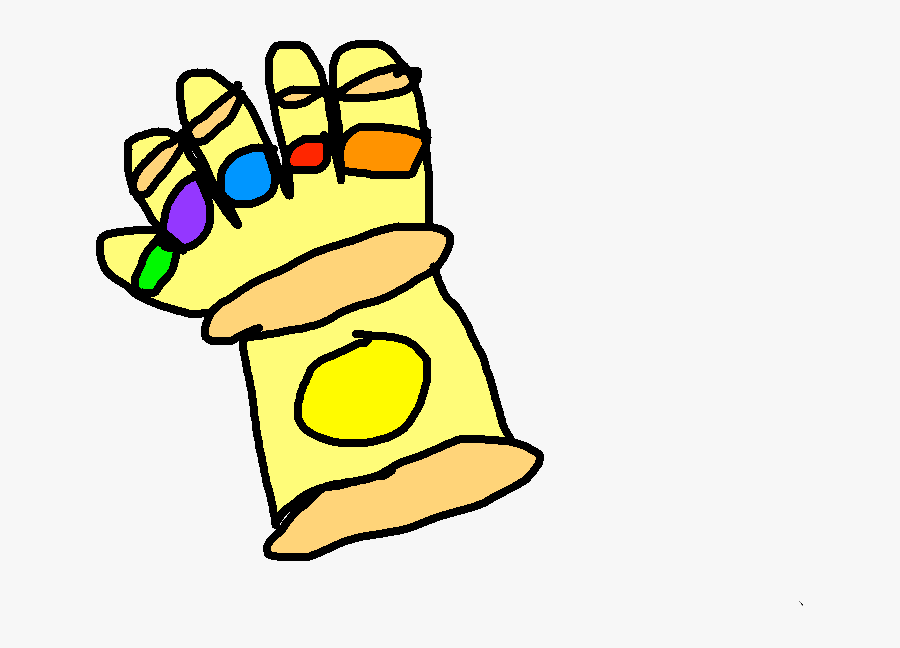 Drawing Of The Infinity Gauntlet, Transparent Clipart