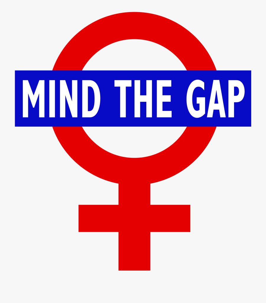 Transparent Feminism Clipart - Mind The Gap Gender, Transparent Clipart