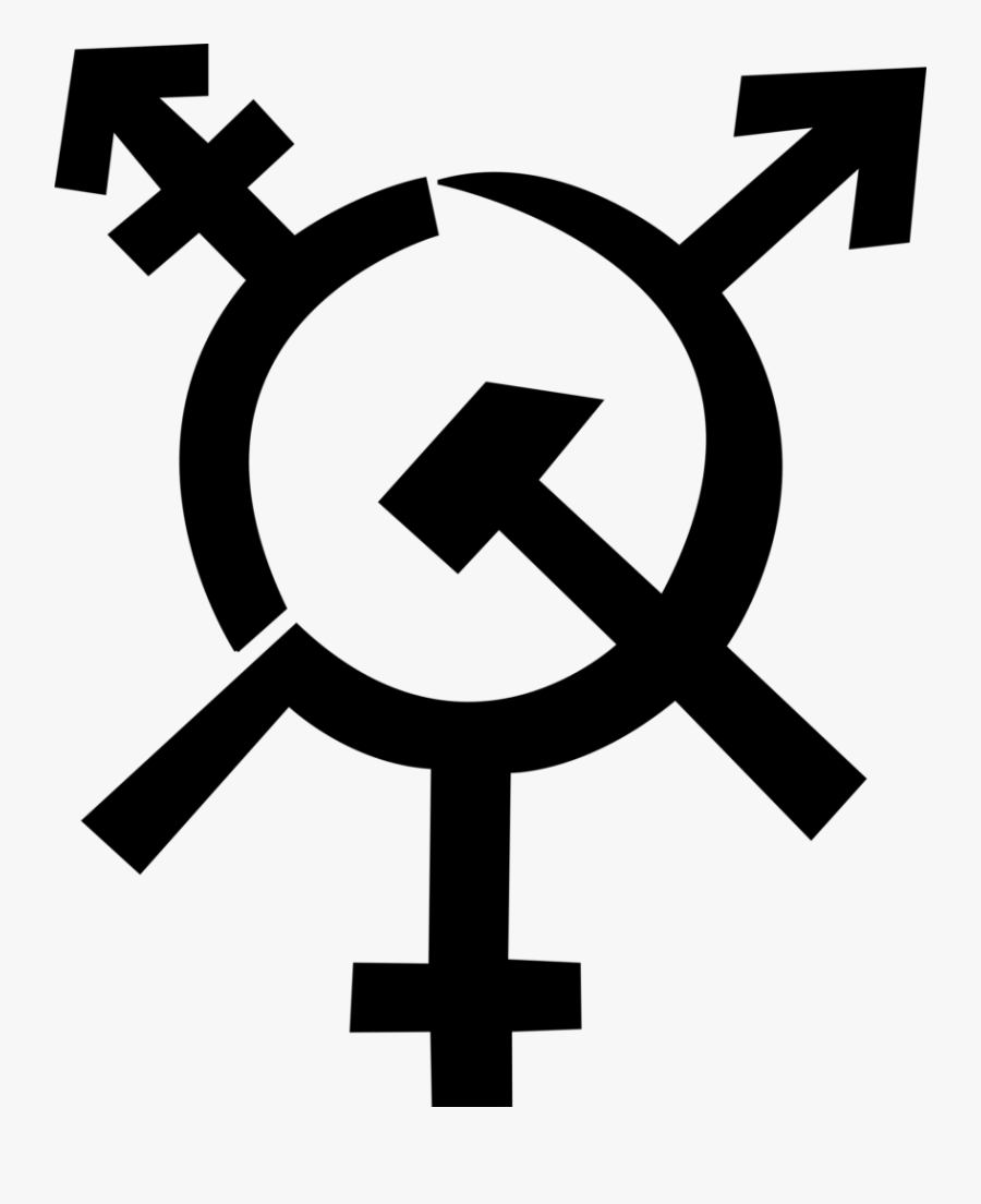 Area,symbol,logo - Gay Hammer And Sickle, Transparent Clipart