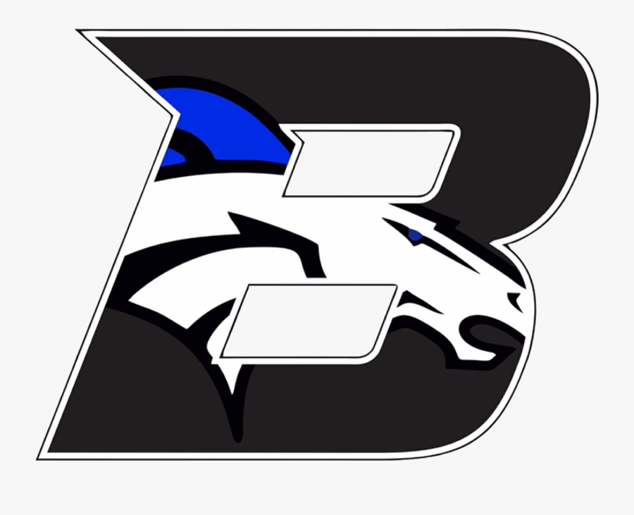 Big Denver Broncos Logo, Transparent Clipart