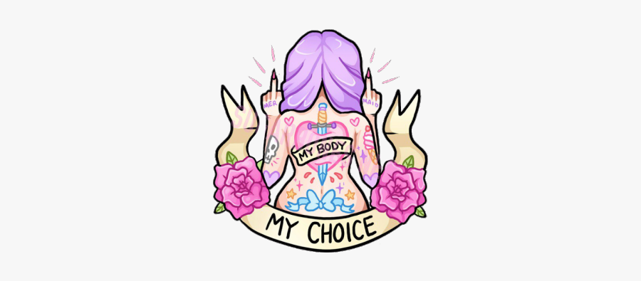 #consent #nomeansno #mybodymychoice #feminist #feminism - My Body My Choice Feminist, Transparent Clipart