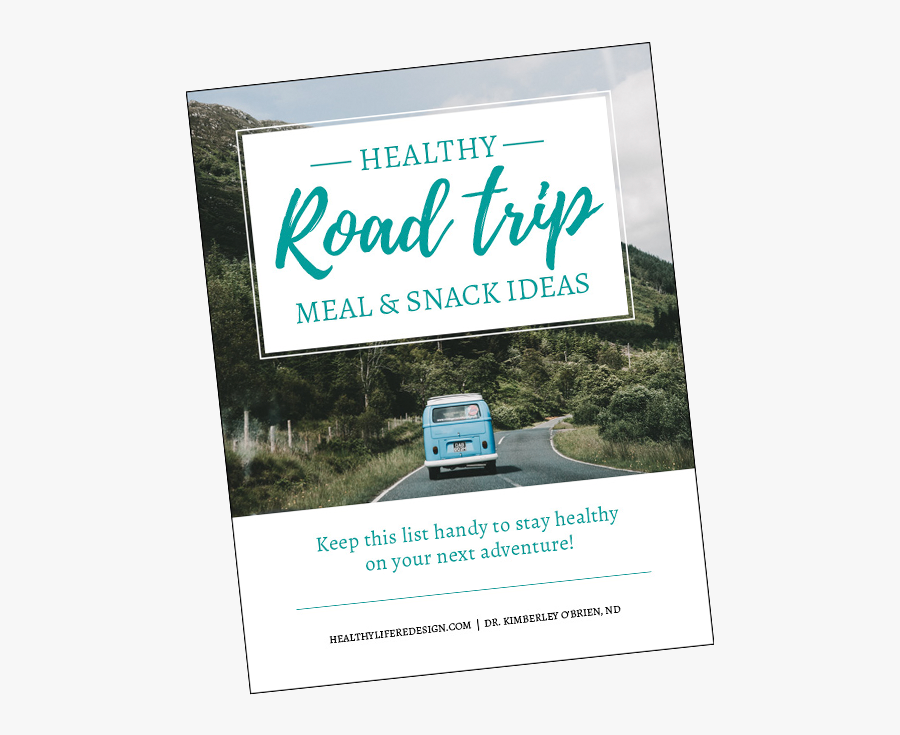 Download Your Free Healthy Road Trip Guide Today - Flyer, Transparent Clipart