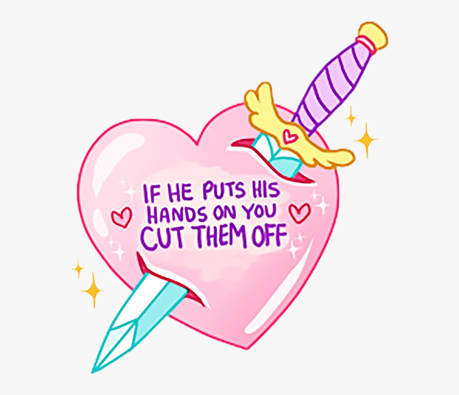 #feminism #feminist #consent #nomeansno #pink #knife - Fight Like A Girl Png, Transparent Clipart