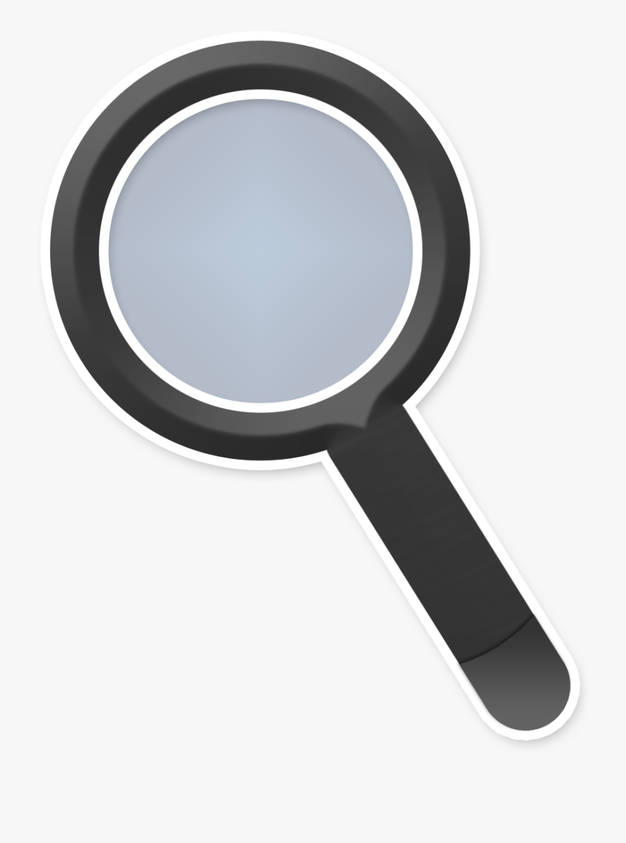 Free Magnifying Glass Icon Png - Circle, Transparent Clipart