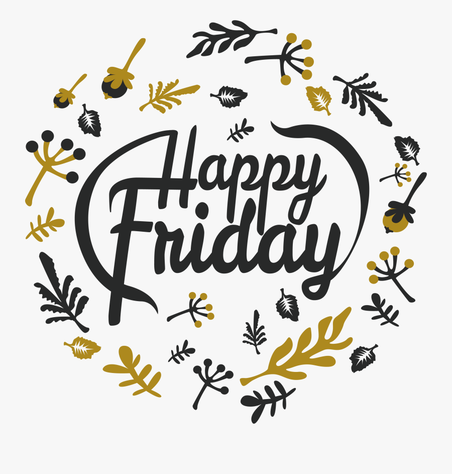 Happy Friday Png, Transparent Clipart