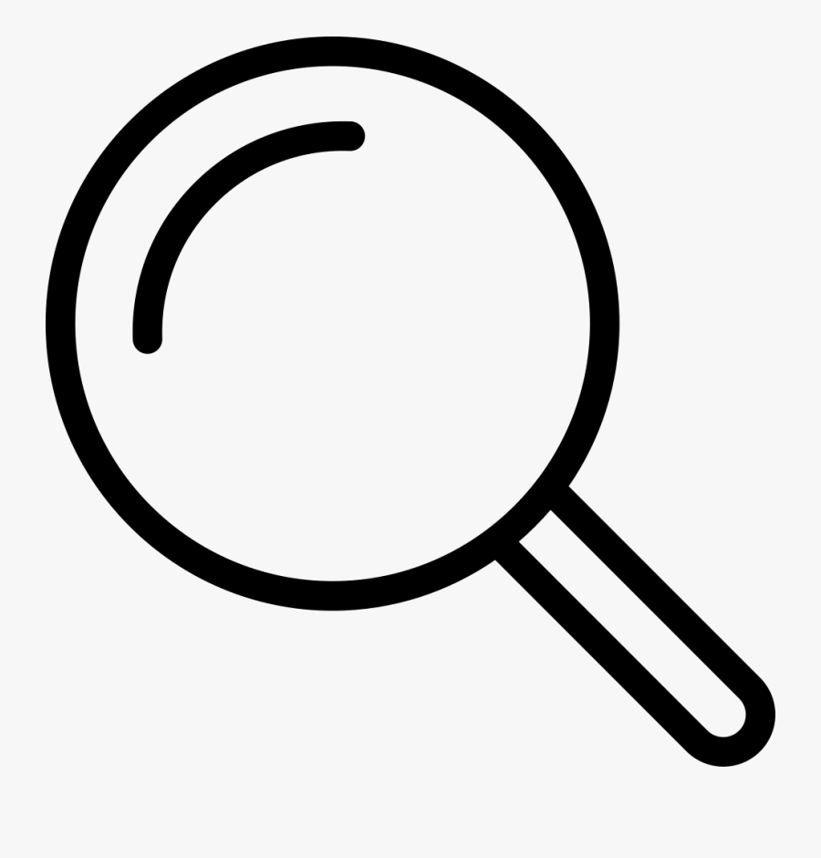Secret Clipart Magnifying Glass - Magnifying Glass Icon Thin, Transparent Clipart