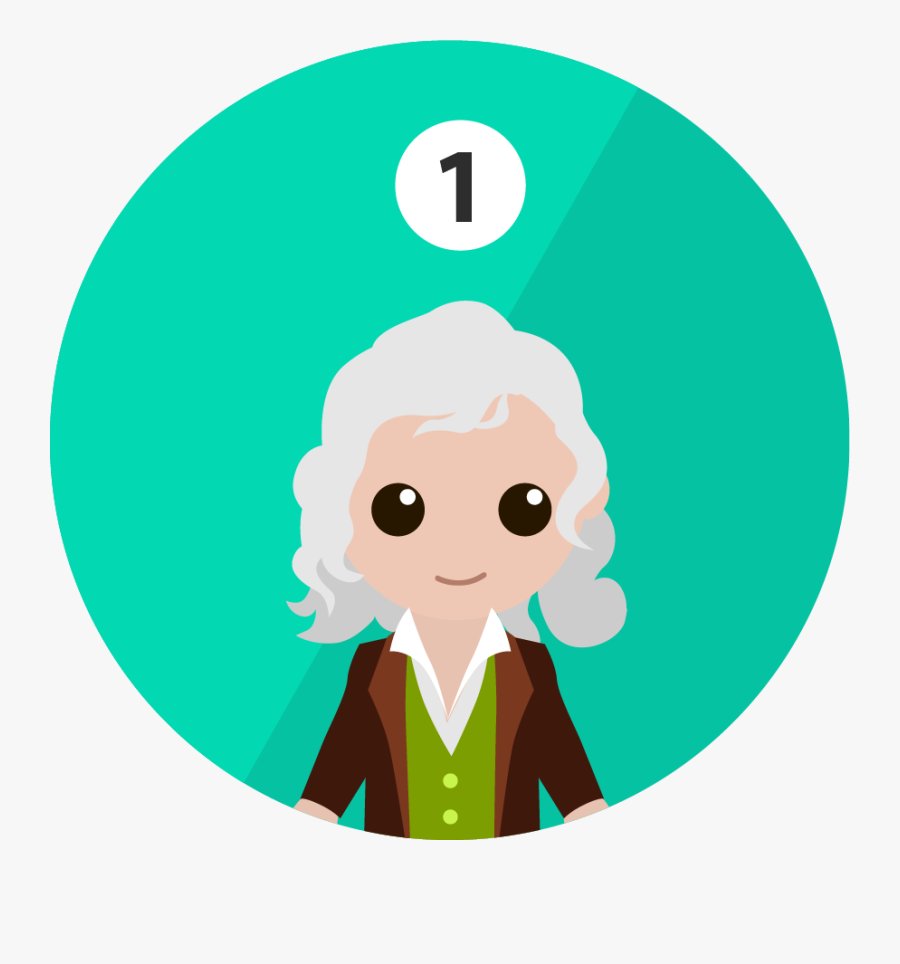 Newton"s First Law Of Motion - Newton's Law Of Motion Icon, Transparent Clipart