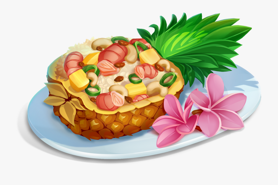Transparent Rice Png - Pineapple Fried Rice Clipart, Transparent Clipart