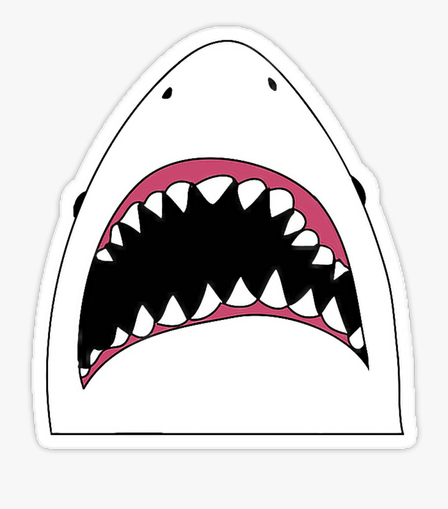 Baby Shark Clipart Transparent Tumblr - Shark Tumblr Sticker, Transparent Clipart