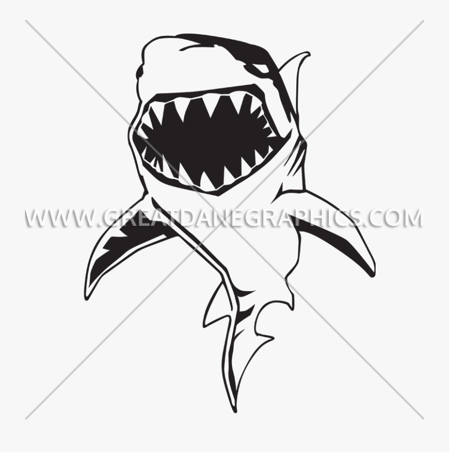 Surfboard Clipart Shark Bite - Draw A Shark Bike, Transparent Clipart